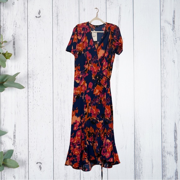 Floral Wrap Dress - Picture 1 of 2